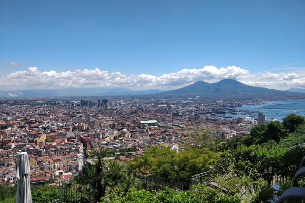 Naples et le Vésuve