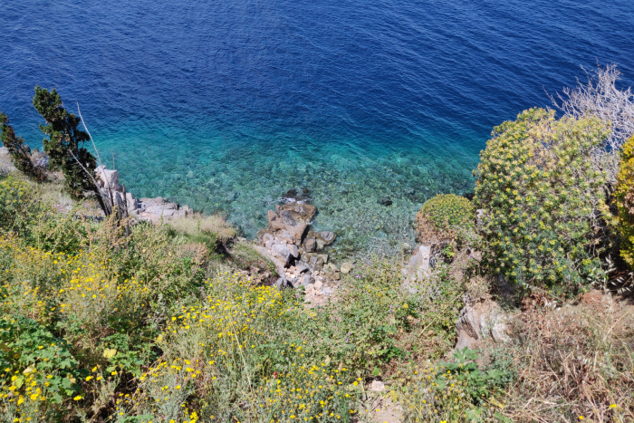 hydra île eau azur