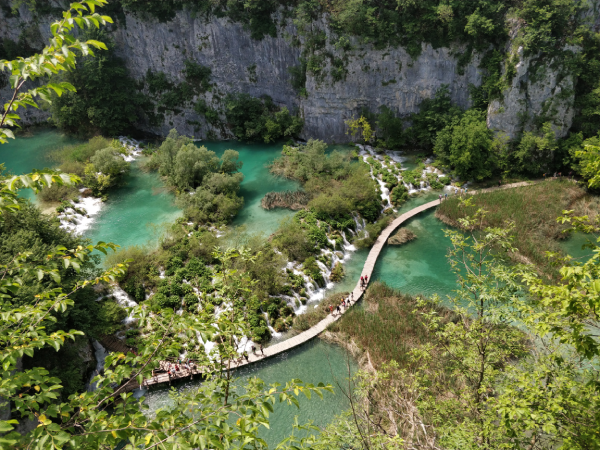 plitvice vue hauteur