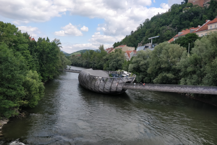 murinsel île graz moderne