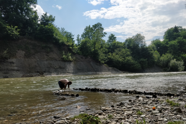 baignade rivière slovénie